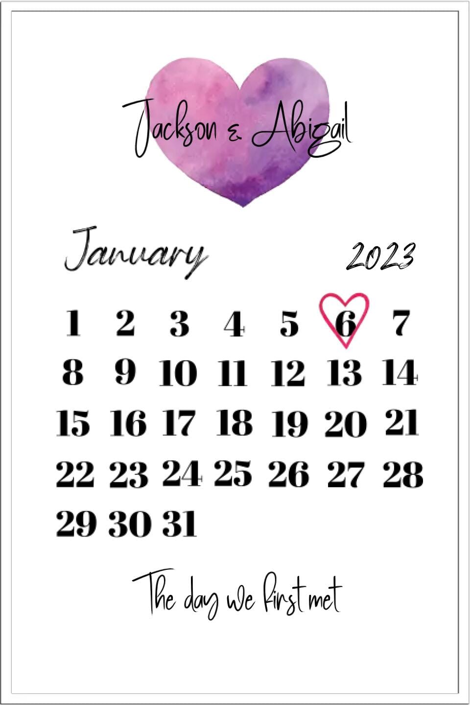 The Day We First... Framed Print